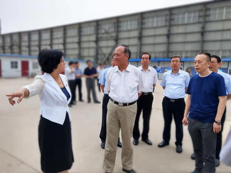 7-17民建中央副主席張少琴視察山西正大